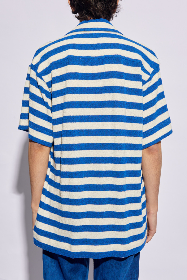 シャツ Vivienne Westwood Embellished Viscose Blend Camp Shirt Vivienne Westwood Ghost Shirt | Neutrals | FARFETCH